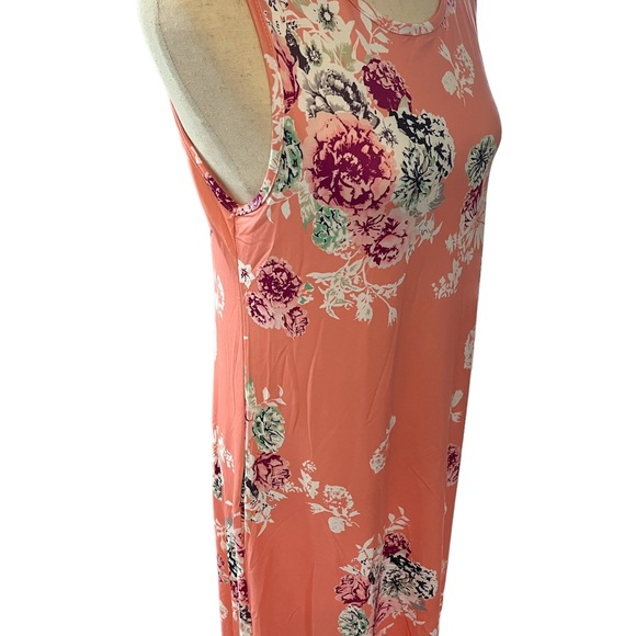 Peach floral beach dress - Picture 3 of 3